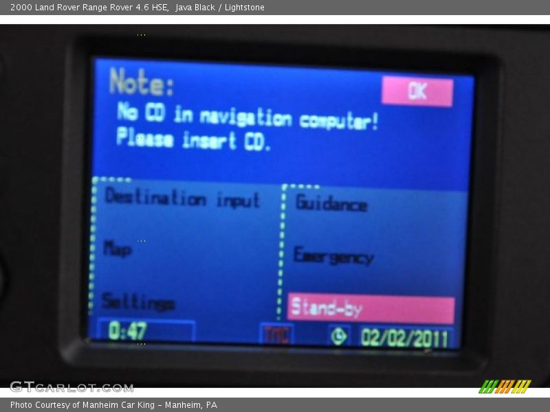 Java Black / Lightstone 2000 Land Rover Range Rover 4.6 HSE