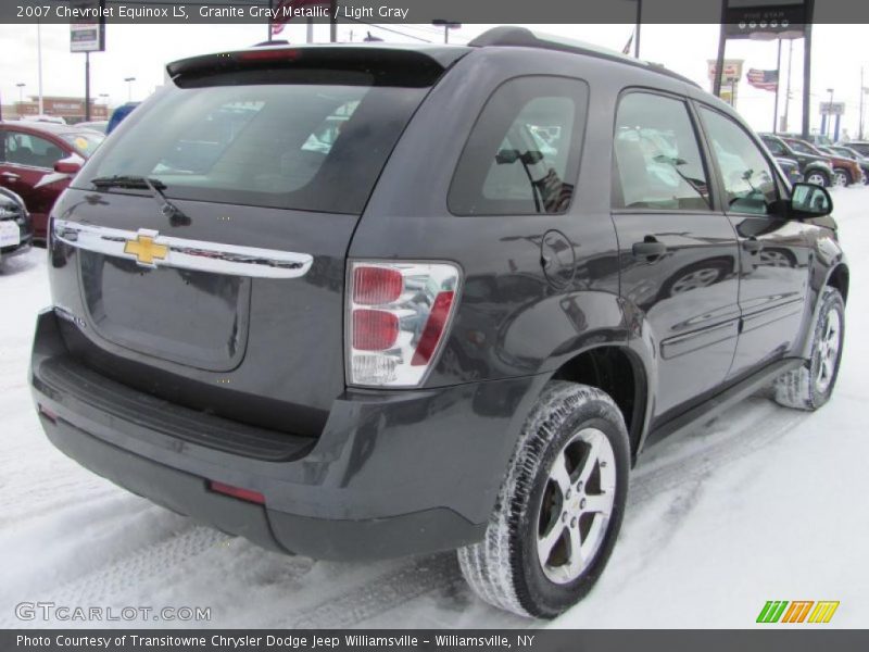 Granite Gray Metallic / Light Gray 2007 Chevrolet Equinox LS