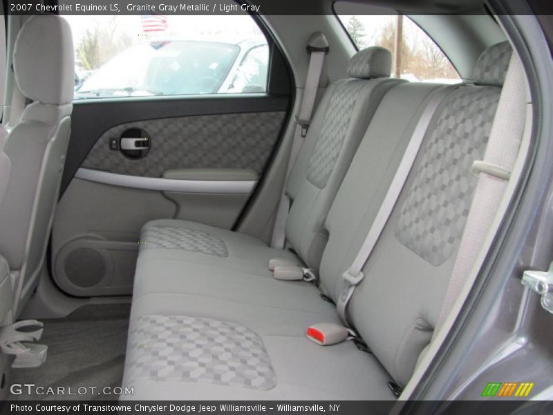 Granite Gray Metallic / Light Gray 2007 Chevrolet Equinox LS