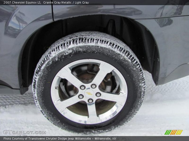 Granite Gray Metallic / Light Gray 2007 Chevrolet Equinox LS