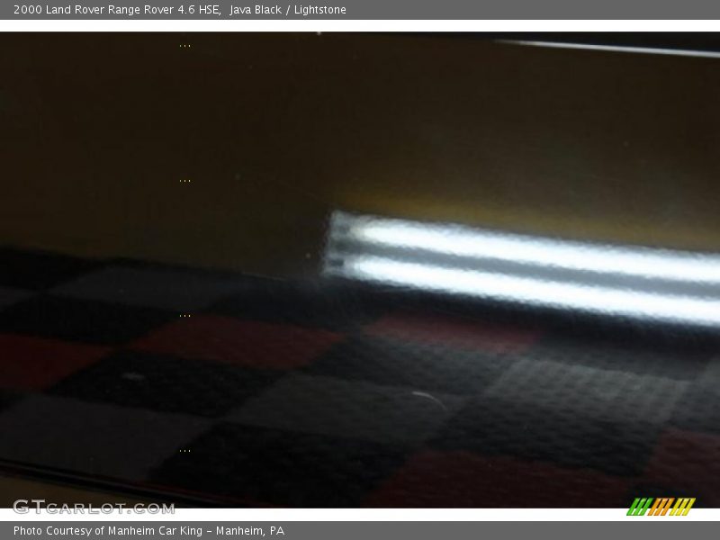 Java Black / Lightstone 2000 Land Rover Range Rover 4.6 HSE
