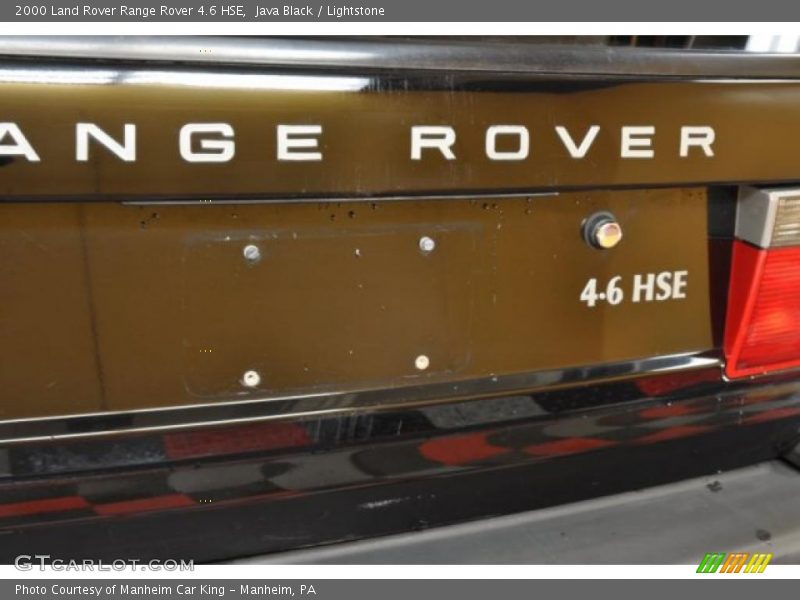 Java Black / Lightstone 2000 Land Rover Range Rover 4.6 HSE
