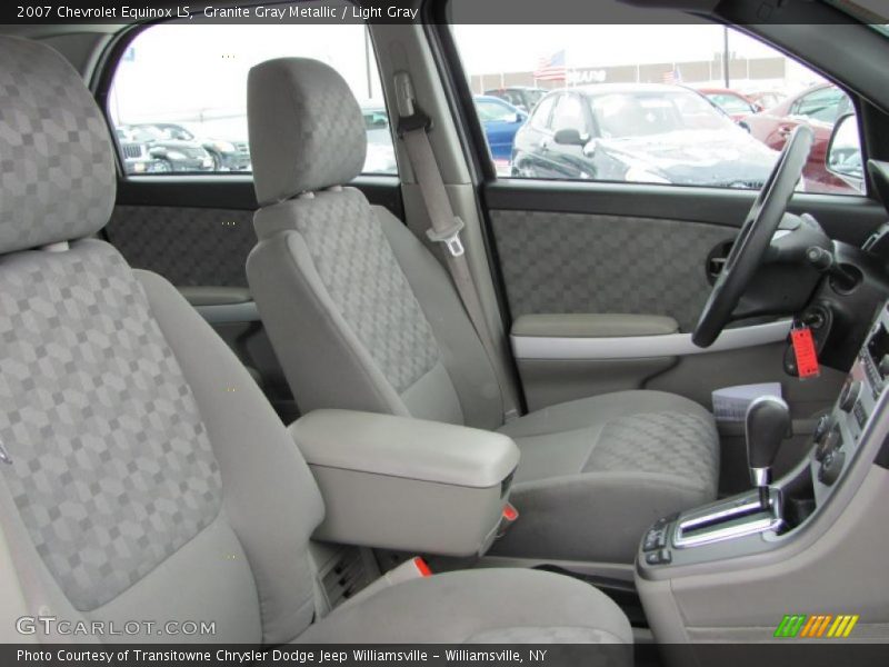 Granite Gray Metallic / Light Gray 2007 Chevrolet Equinox LS