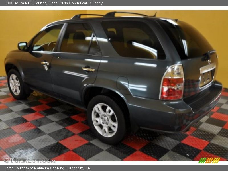 Sage Brush Green Pearl / Ebony 2006 Acura MDX Touring