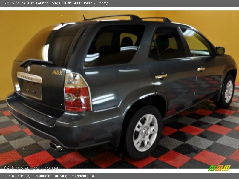 Sage Brush Green Pearl / Ebony 2006 Acura MDX Touring