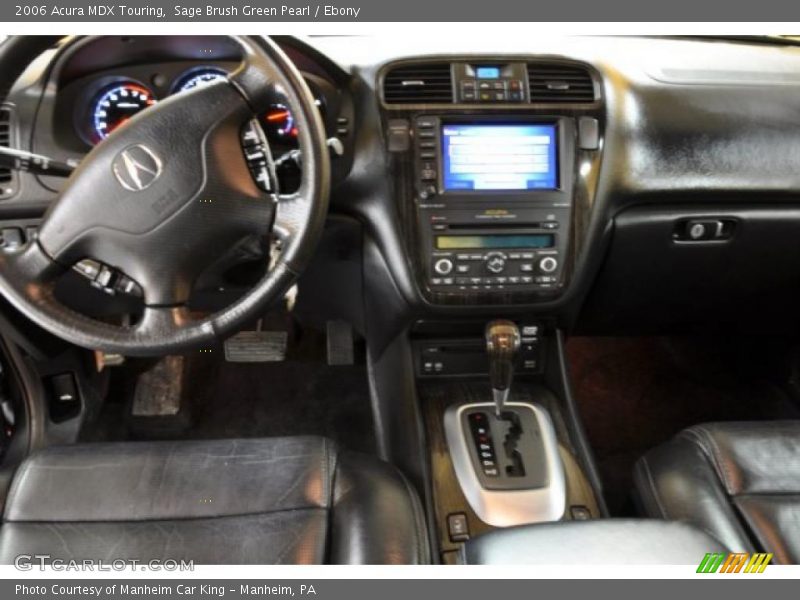 Sage Brush Green Pearl / Ebony 2006 Acura MDX Touring