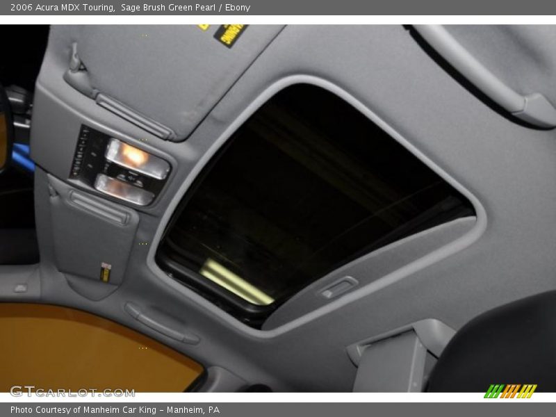 Sage Brush Green Pearl / Ebony 2006 Acura MDX Touring