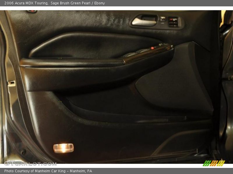 Sage Brush Green Pearl / Ebony 2006 Acura MDX Touring
