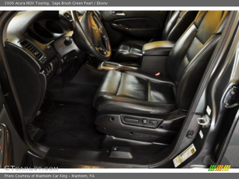 Sage Brush Green Pearl / Ebony 2006 Acura MDX Touring