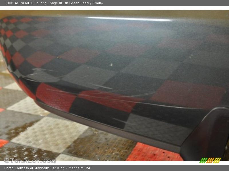 Sage Brush Green Pearl / Ebony 2006 Acura MDX Touring