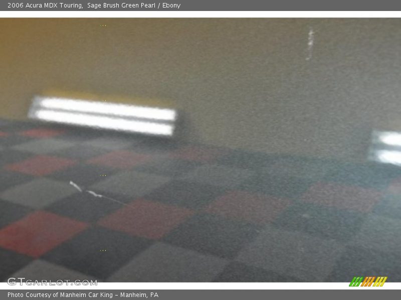 Sage Brush Green Pearl / Ebony 2006 Acura MDX Touring