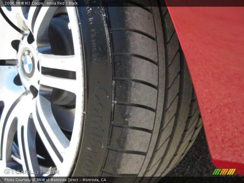 Imola Red / Black 2006 BMW M3 Coupe