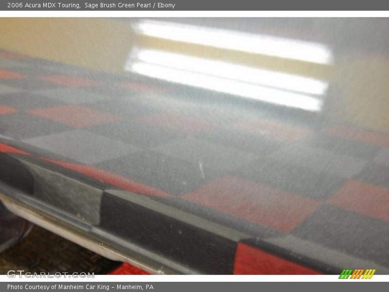 Sage Brush Green Pearl / Ebony 2006 Acura MDX Touring