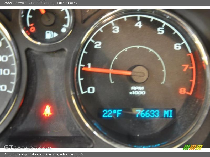 Black / Ebony 2005 Chevrolet Cobalt LS Coupe