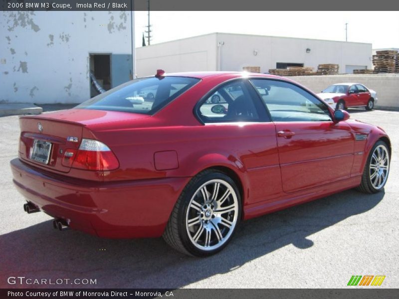 Imola Red / Black 2006 BMW M3 Coupe