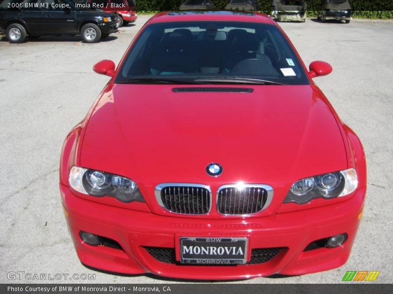Imola Red / Black 2006 BMW M3 Coupe