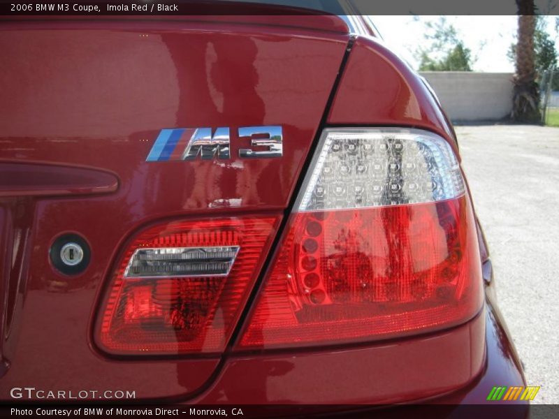 Imola Red / Black 2006 BMW M3 Coupe