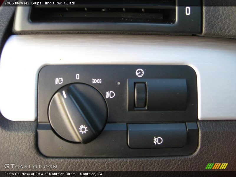 Controls of 2006 M3 Coupe