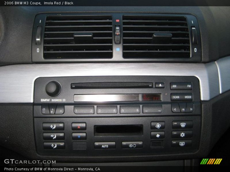 Controls of 2006 M3 Coupe
