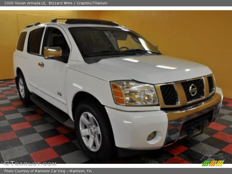 Blizzard White / Graphite/Titanium 2006 Nissan Armada LE