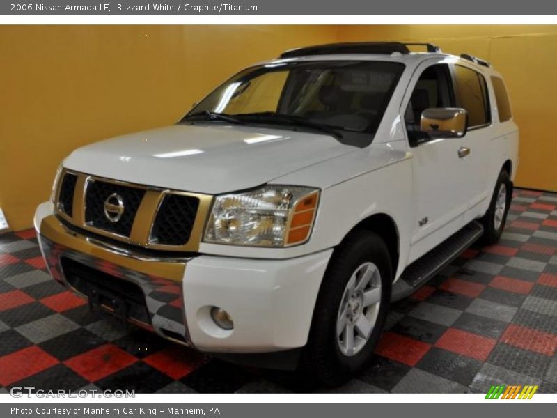 Blizzard White / Graphite/Titanium 2006 Nissan Armada LE