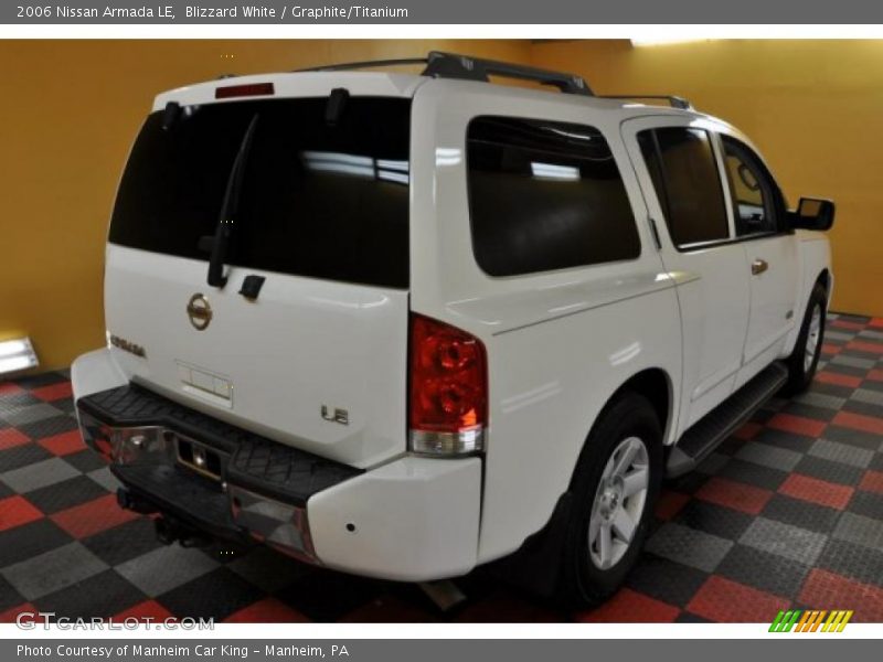 Blizzard White / Graphite/Titanium 2006 Nissan Armada LE