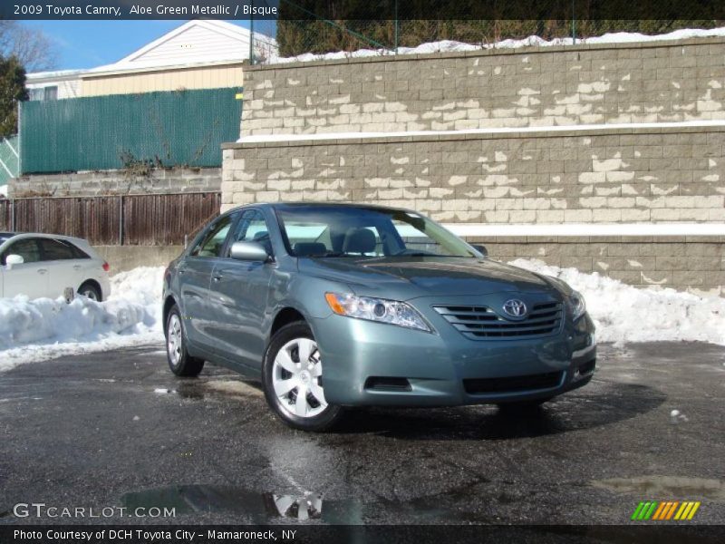 Aloe Green Metallic / Bisque 2009 Toyota Camry