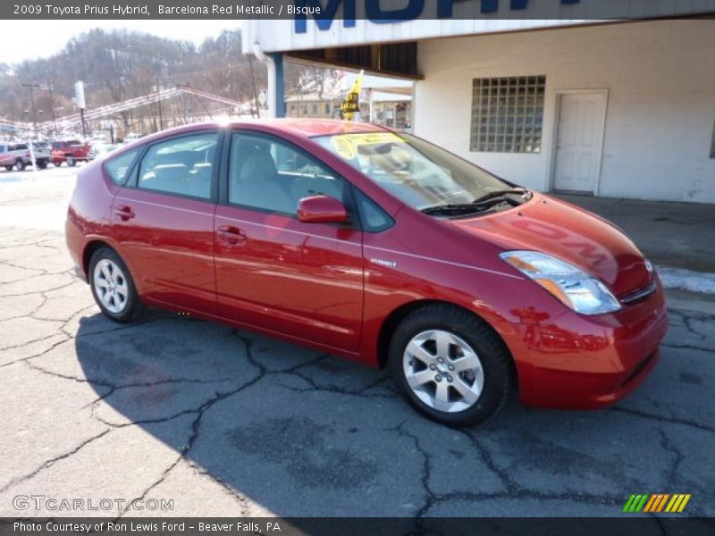 Barcelona Red Metallic / Bisque 2009 Toyota Prius Hybrid