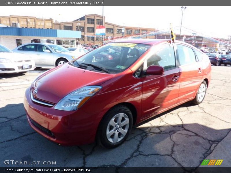 Barcelona Red Metallic / Bisque 2009 Toyota Prius Hybrid