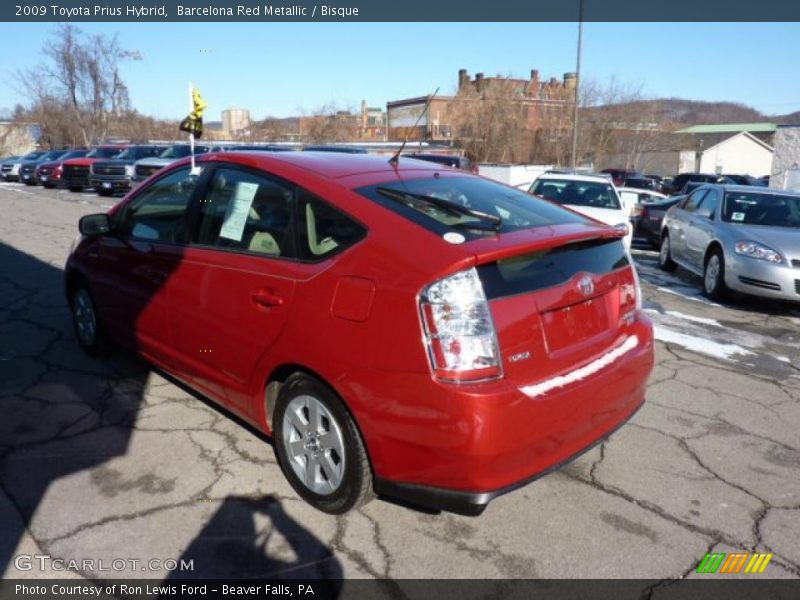Barcelona Red Metallic / Bisque 2009 Toyota Prius Hybrid