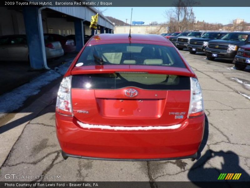 Barcelona Red Metallic / Bisque 2009 Toyota Prius Hybrid