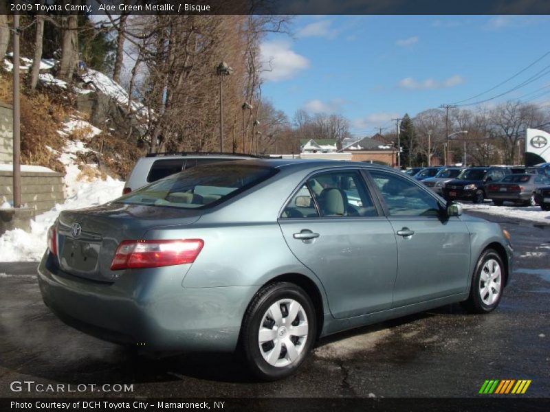 Aloe Green Metallic / Bisque 2009 Toyota Camry