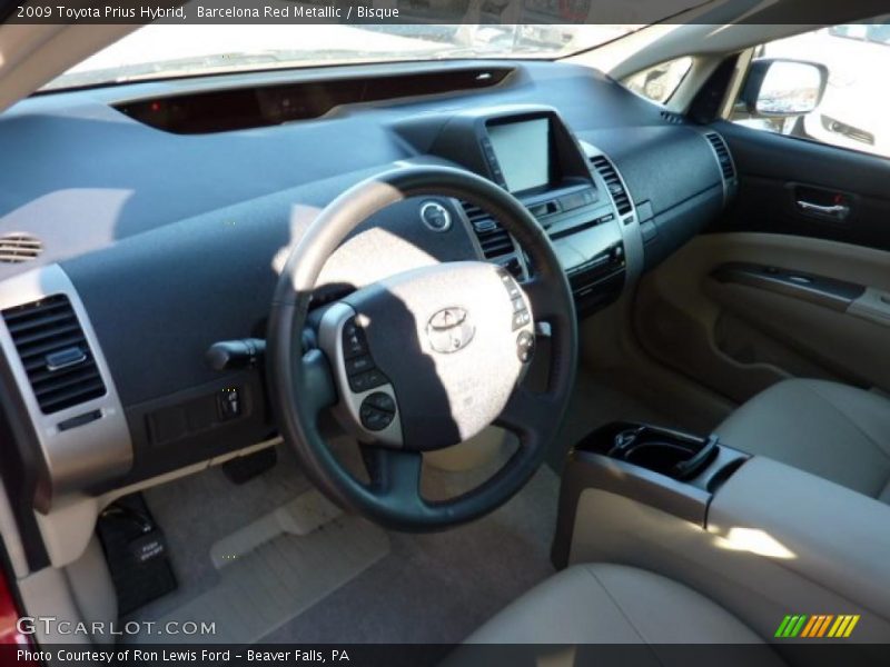 Barcelona Red Metallic / Bisque 2009 Toyota Prius Hybrid