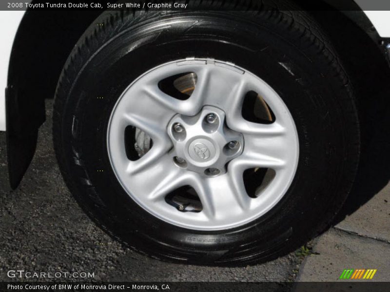 Super White / Graphite Gray 2008 Toyota Tundra Double Cab