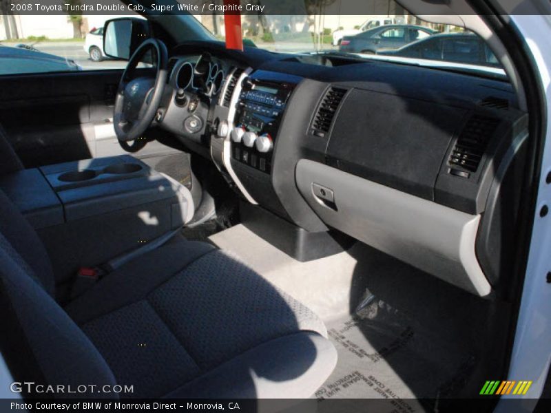 Super White / Graphite Gray 2008 Toyota Tundra Double Cab