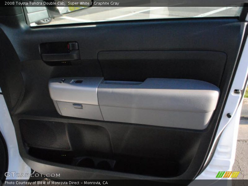 Super White / Graphite Gray 2008 Toyota Tundra Double Cab