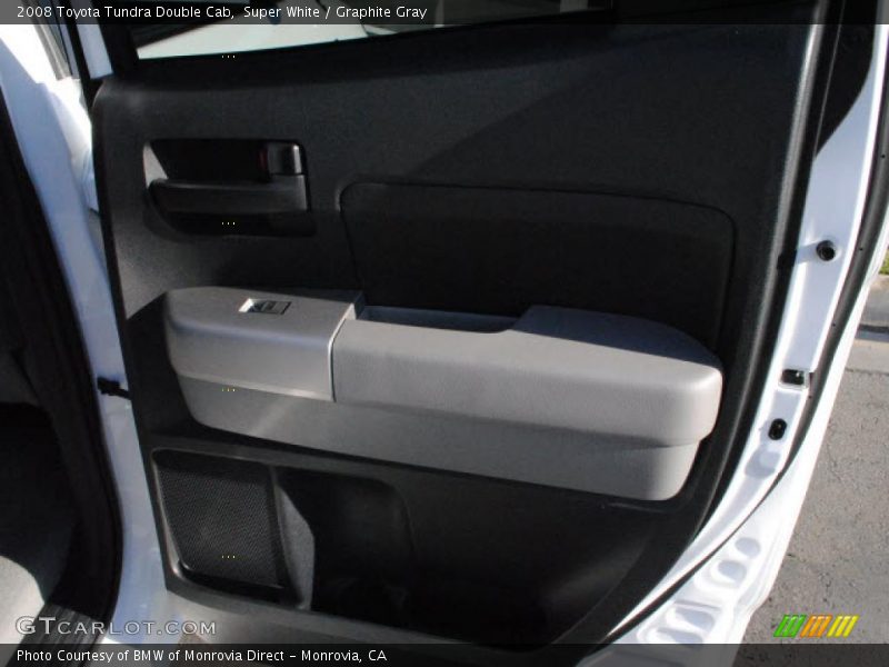 Super White / Graphite Gray 2008 Toyota Tundra Double Cab