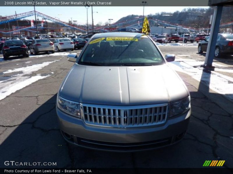 Vapor Silver Metallic / Dark Charcoal 2008 Lincoln MKZ Sedan
