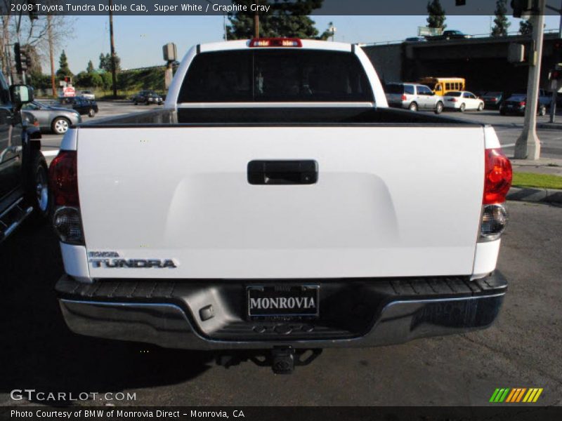 Super White / Graphite Gray 2008 Toyota Tundra Double Cab