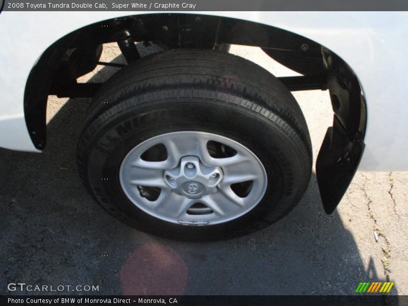 Super White / Graphite Gray 2008 Toyota Tundra Double Cab