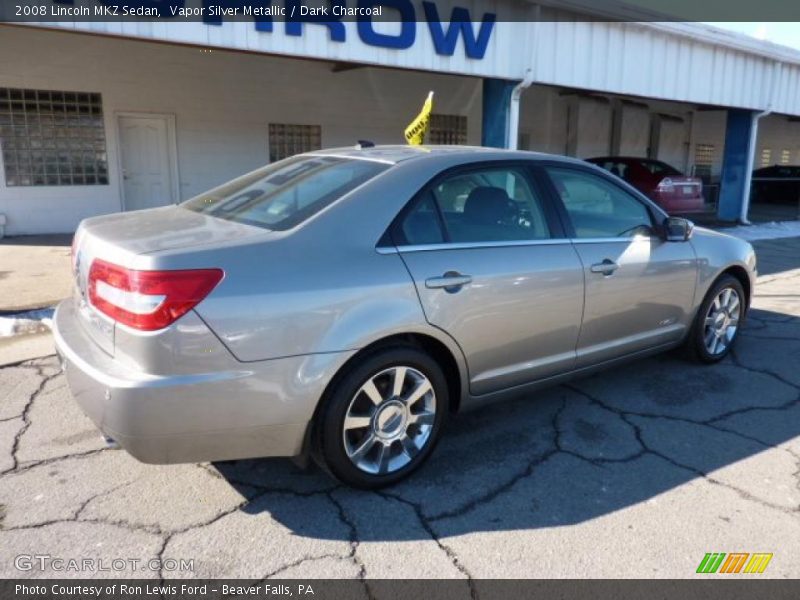 Vapor Silver Metallic / Dark Charcoal 2008 Lincoln MKZ Sedan