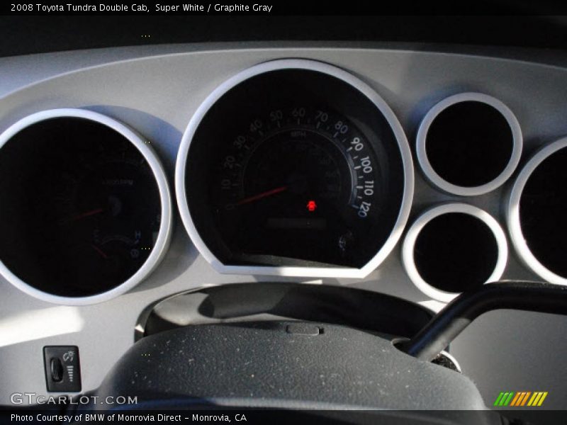 Super White / Graphite Gray 2008 Toyota Tundra Double Cab