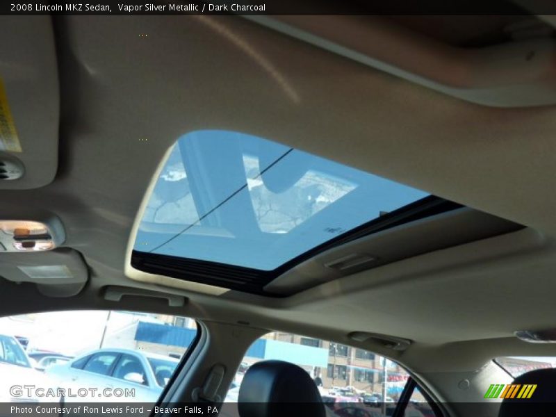 Vapor Silver Metallic / Dark Charcoal 2008 Lincoln MKZ Sedan