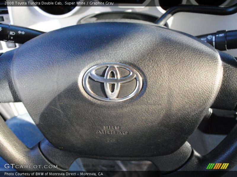 Super White / Graphite Gray 2008 Toyota Tundra Double Cab