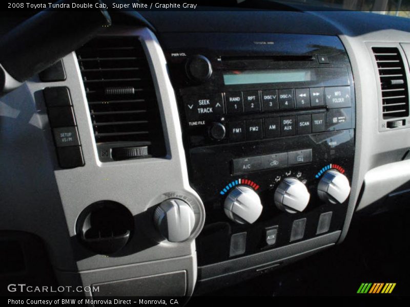 Super White / Graphite Gray 2008 Toyota Tundra Double Cab