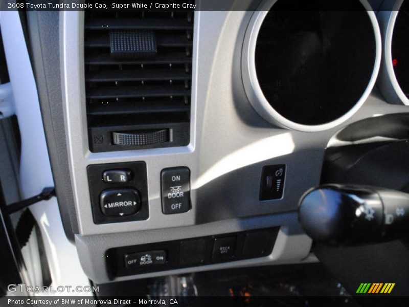 Super White / Graphite Gray 2008 Toyota Tundra Double Cab
