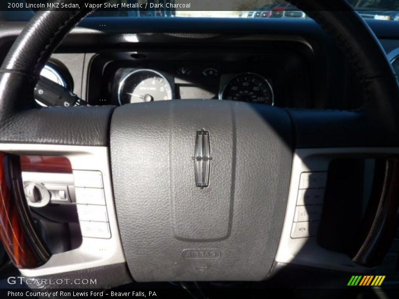 Vapor Silver Metallic / Dark Charcoal 2008 Lincoln MKZ Sedan