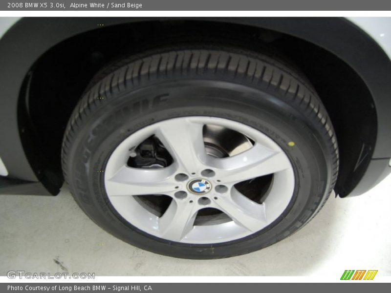 Alpine White / Sand Beige 2008 BMW X5 3.0si