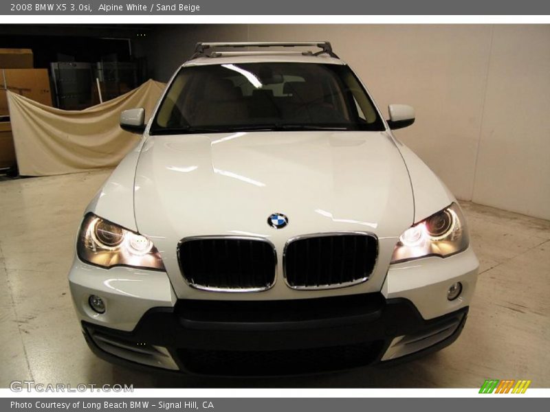 Alpine White / Sand Beige 2008 BMW X5 3.0si