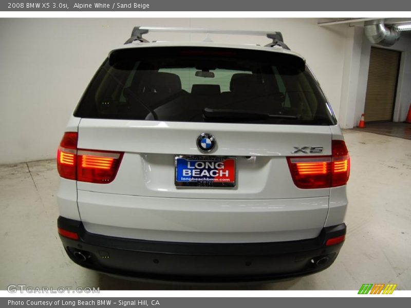 Alpine White / Sand Beige 2008 BMW X5 3.0si